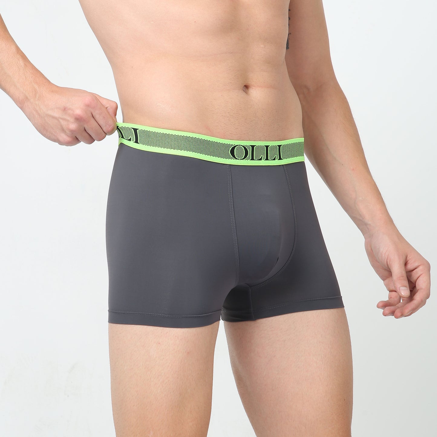 Men's Microfiber Grey Trunk