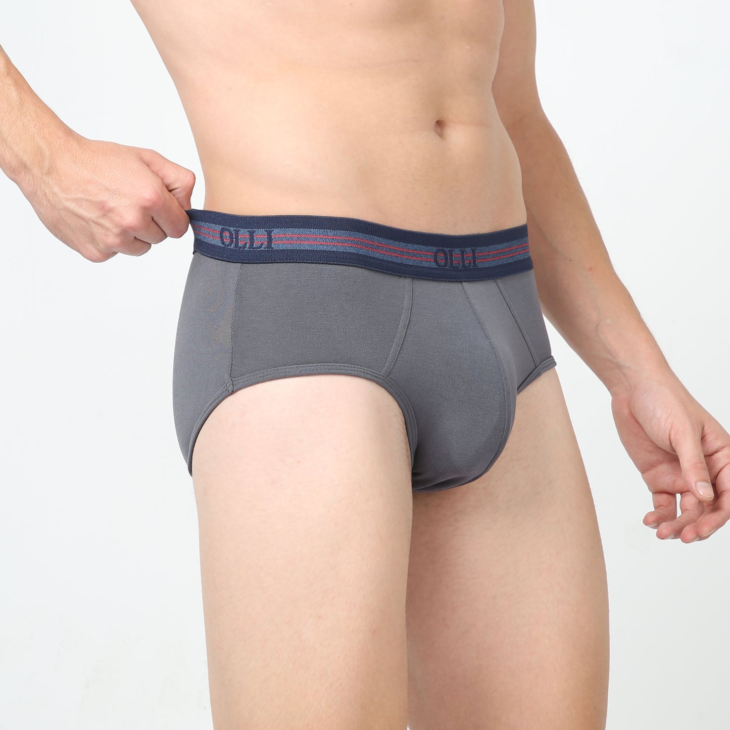 Men's Micro Modal Grey Brief