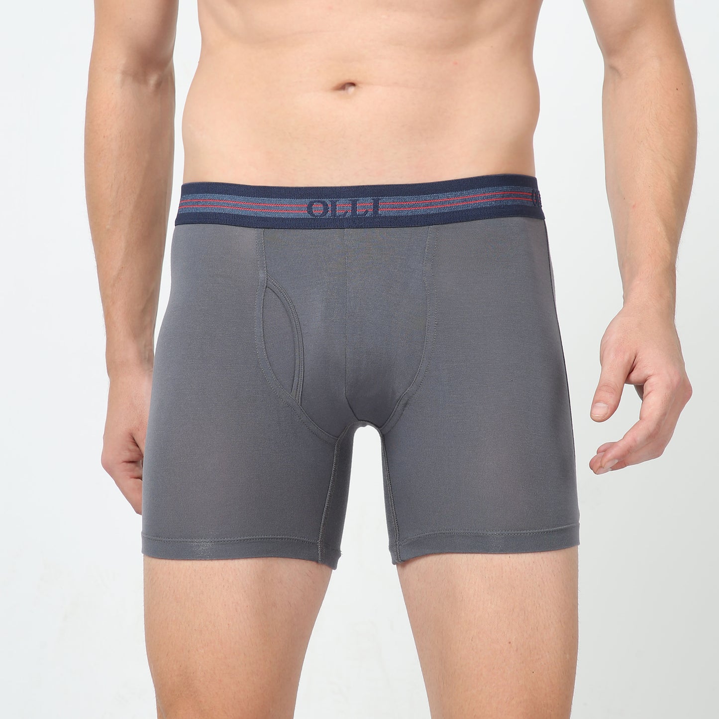 Men's Micro Modal Grey Boxer Brief