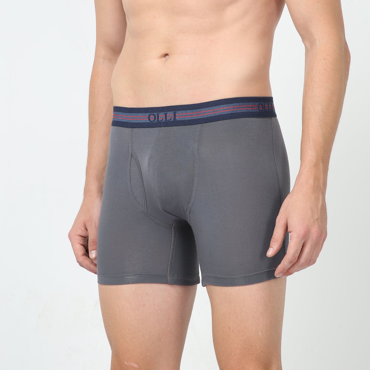 Men's Micro Modal Grey Boxer Brief