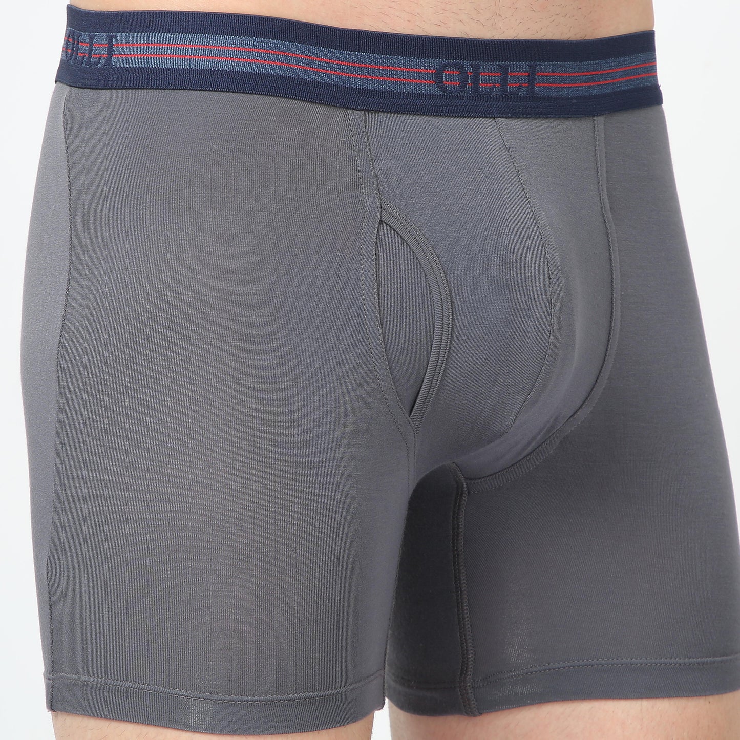 Men's Micro Modal Grey Boxer Brief