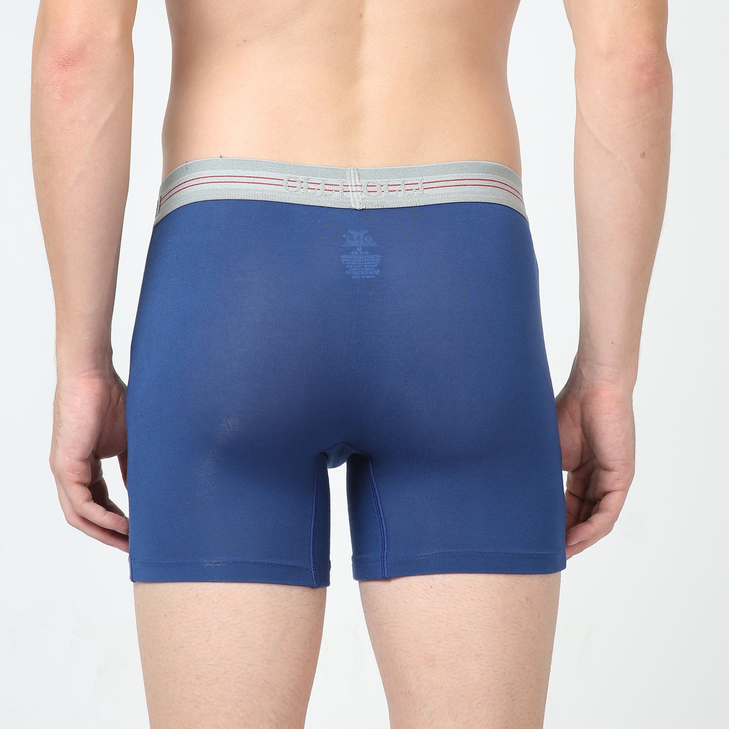Men's Micro Modal Blue Boxer Brief