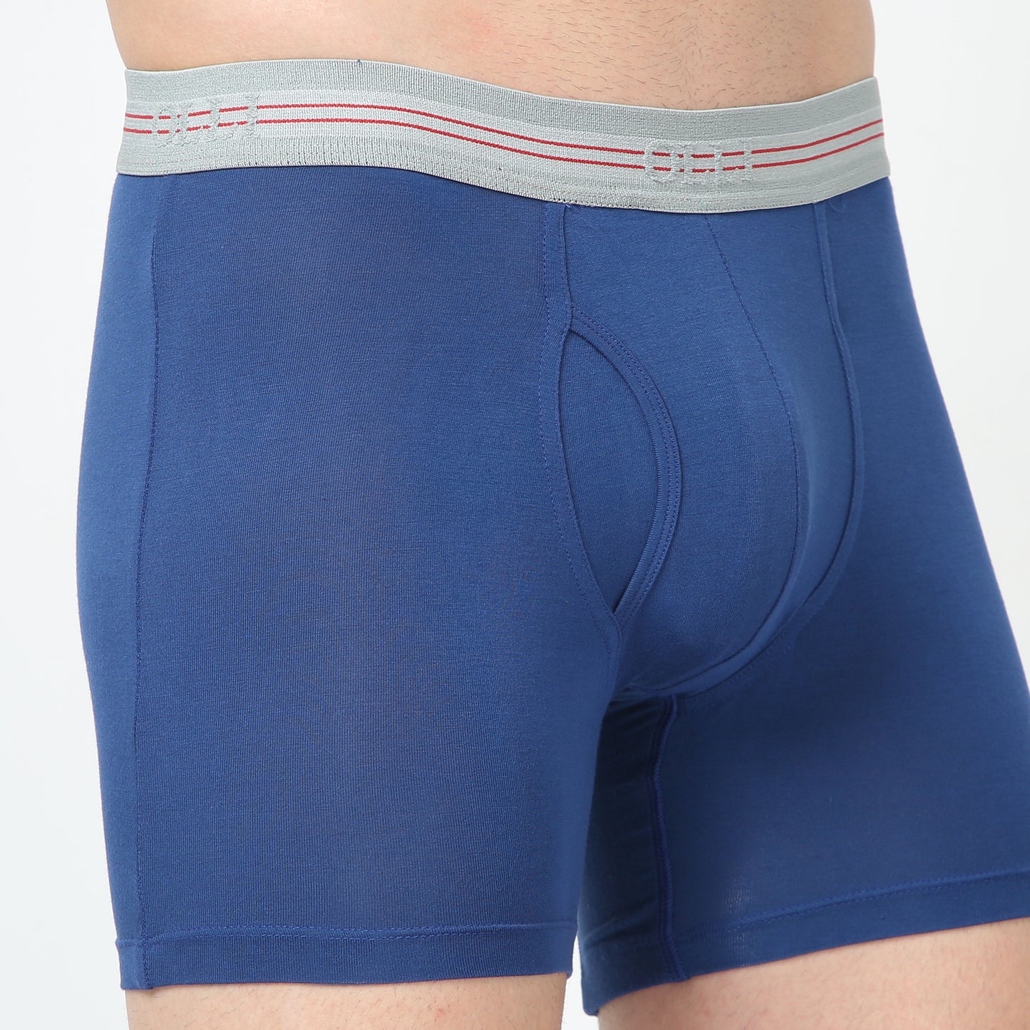 Men's Micro Modal Blue Boxer Brief
