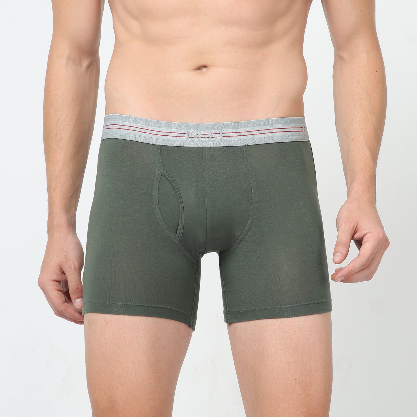 Men's Micro Modal Olive Boxer Brief