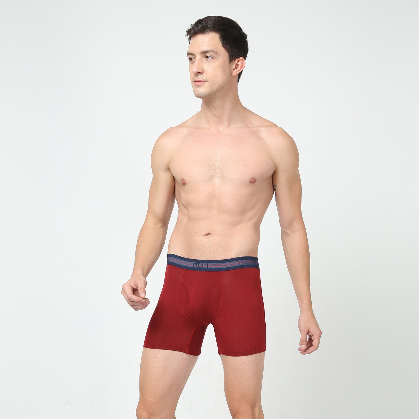 Men's Micro Modal Rust Boxer Brief