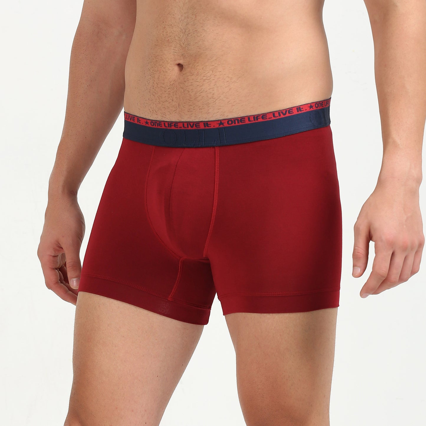 Rust Micro Modal Elastane Stretch Boxer Brief
