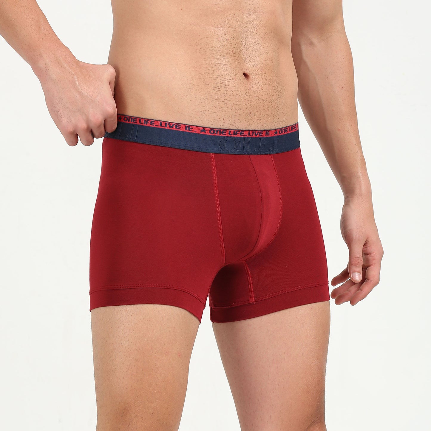 Rust Micro Modal Elastane Stretch Boxer Brief