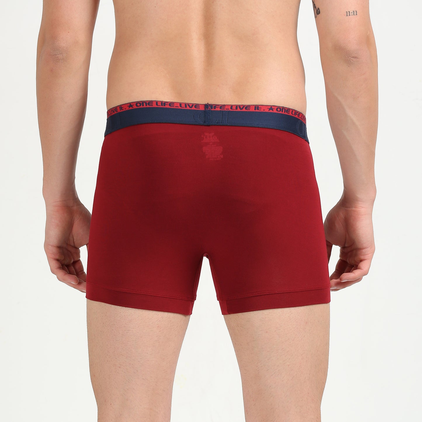 Rust Micro Modal Elastane Stretch Boxer Brief