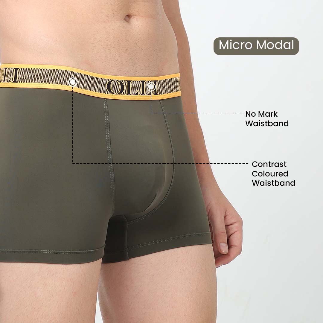Men's Microfiber Olive Trunk