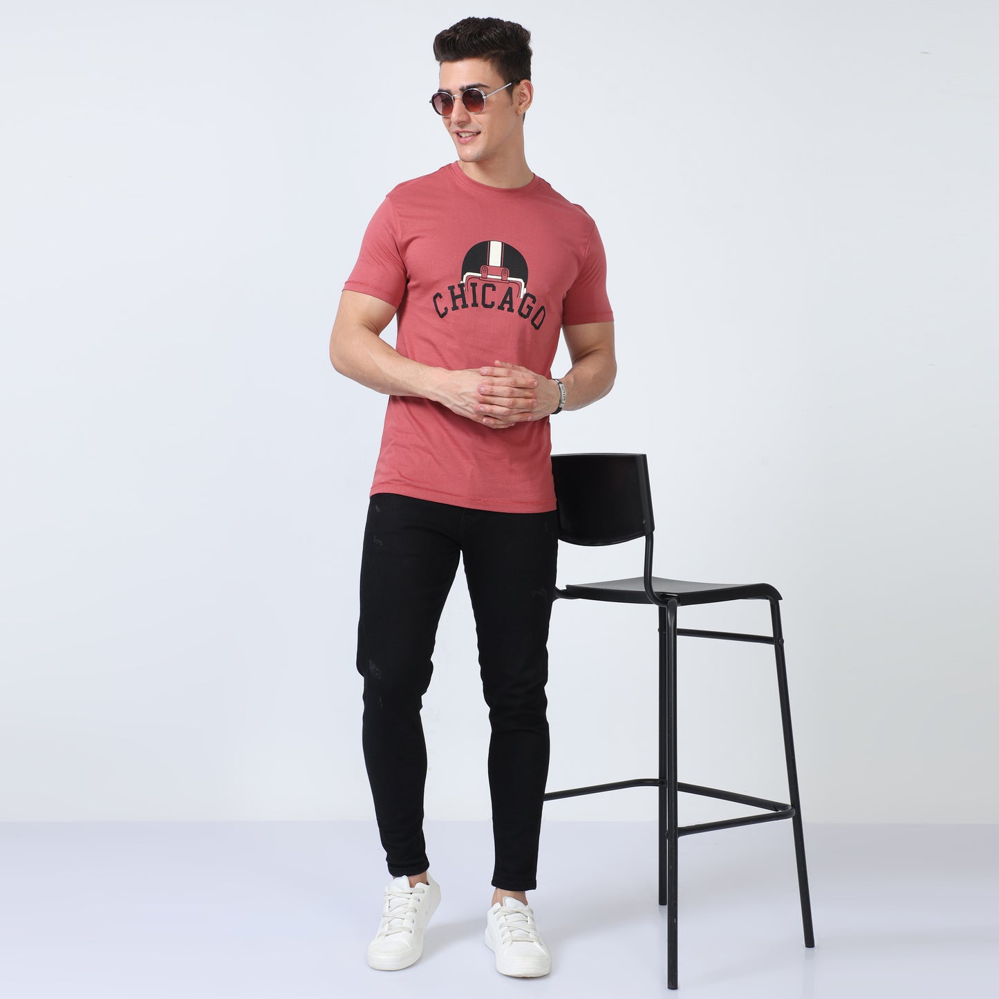 rose pink t shirt