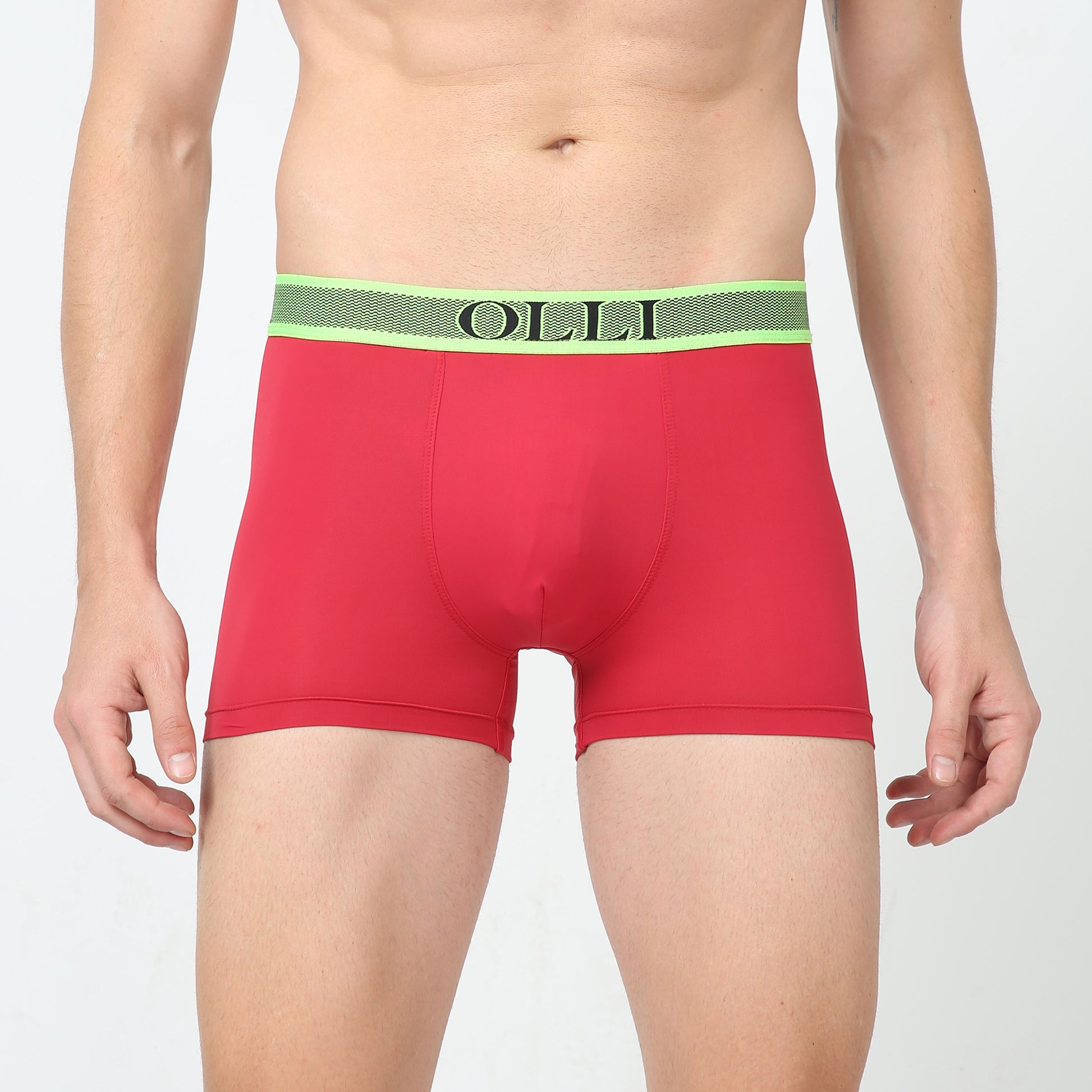Men's Microfiber Maroon Trunk