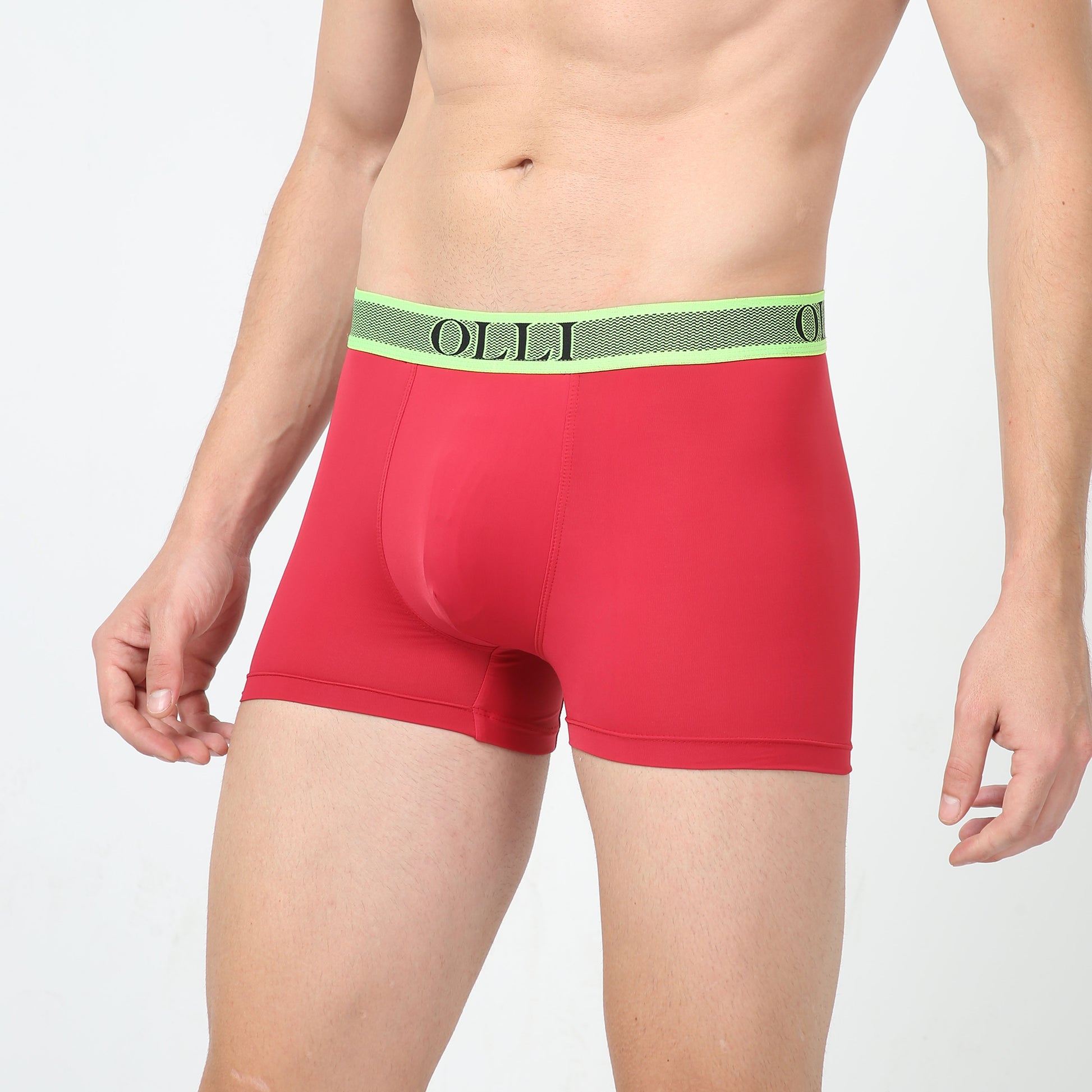 Men's Microfiber Maroon Trunk