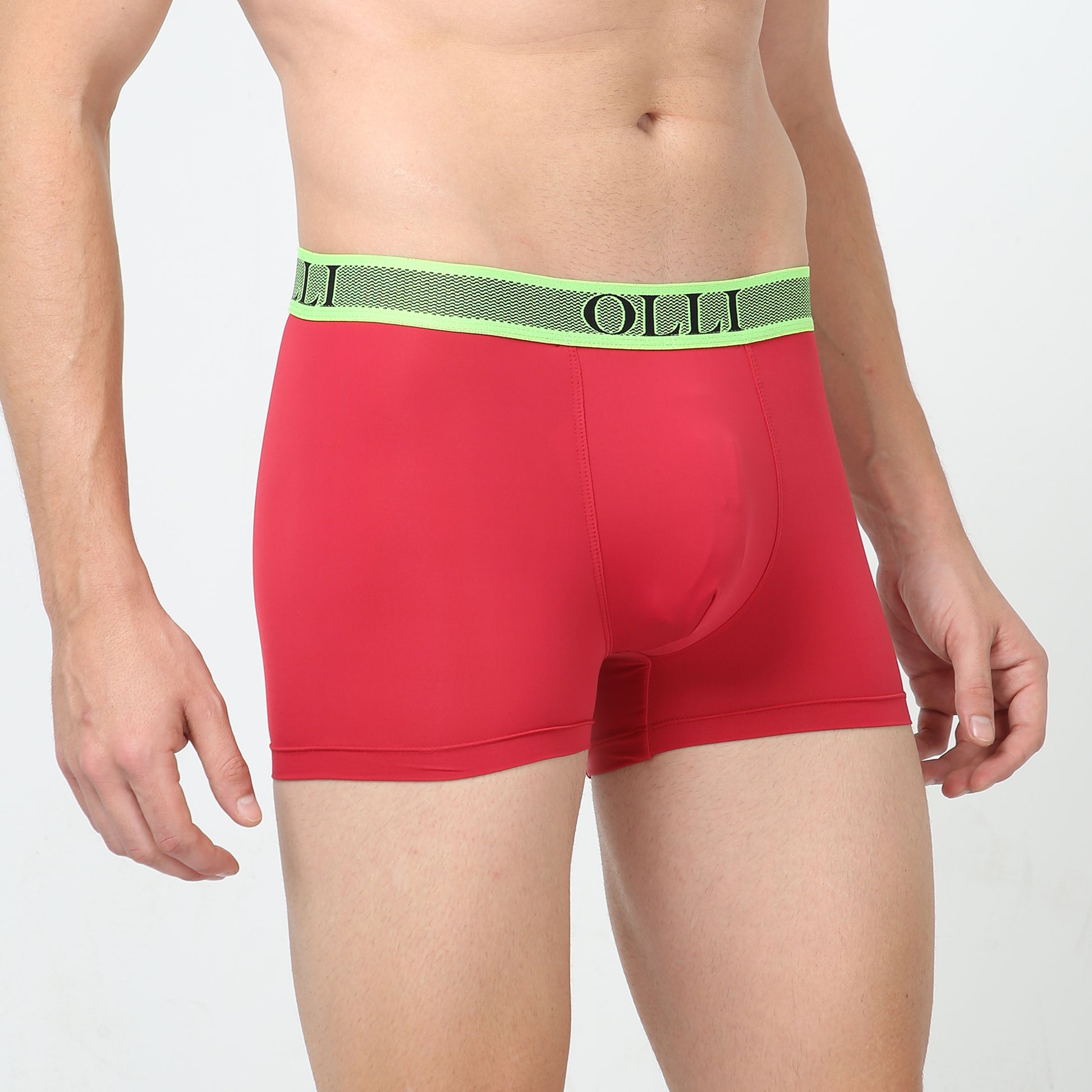 Men's Microfiber Maroon Trunk