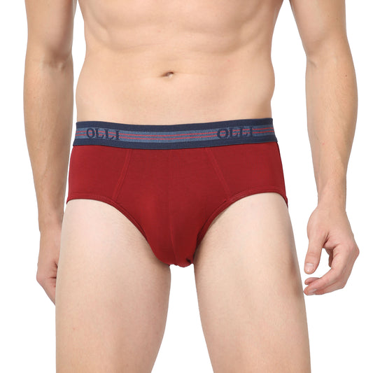 Men's Micro Modal Rust Brief