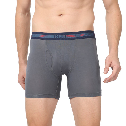 Men's Micro Modal Grey Boxer Brief