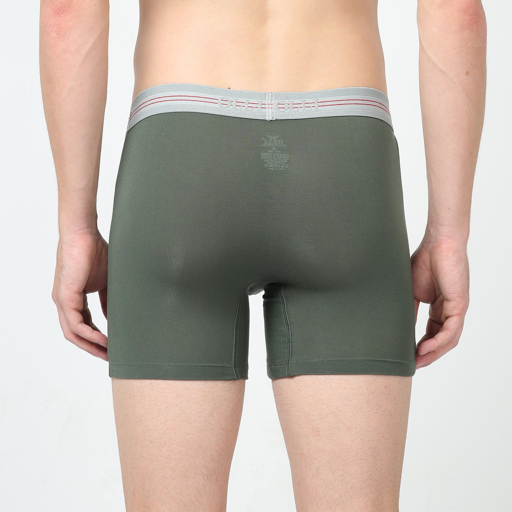 Men's Micro Modal Olive Boxer Brief