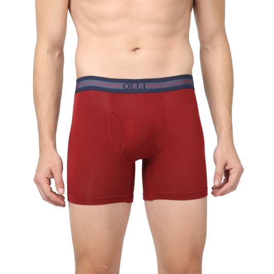 Men's Micro Modal Rust Boxer Brief