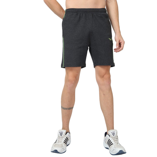 black cotton shorts
