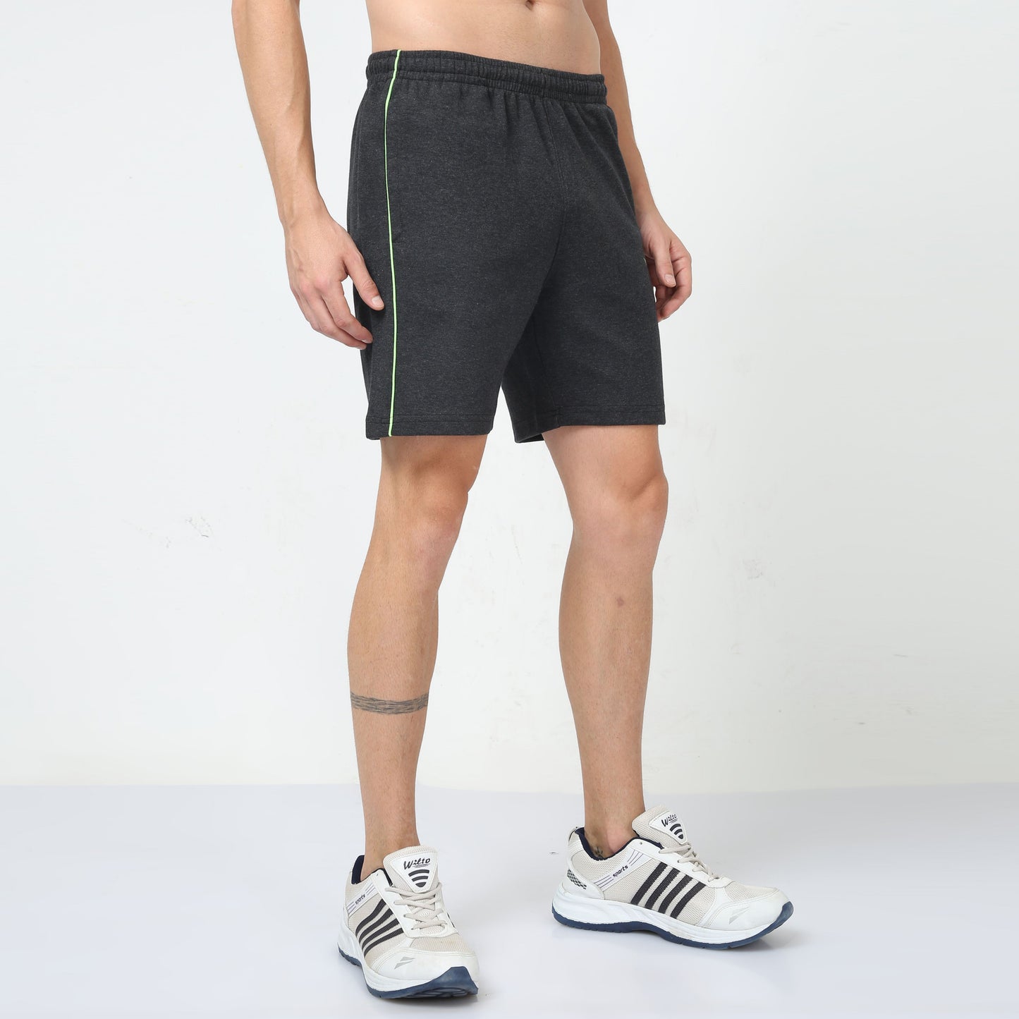 black cotton shorts