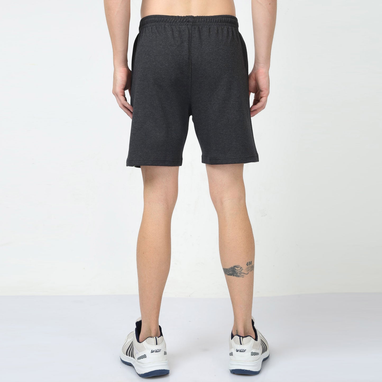black cotton shorts