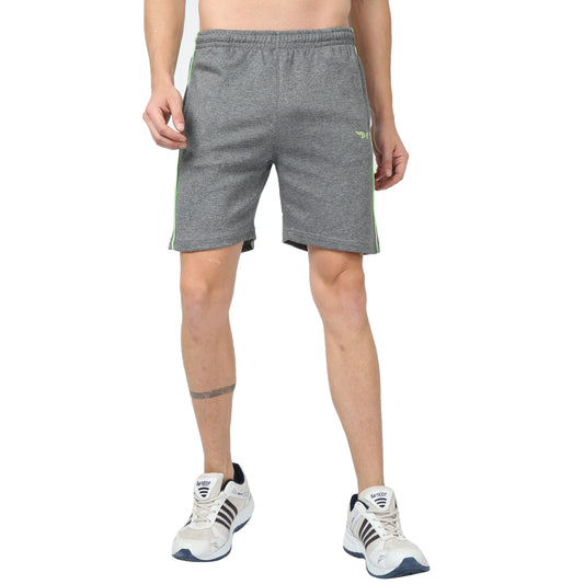 Men's Cotton Grey Melange Shorts