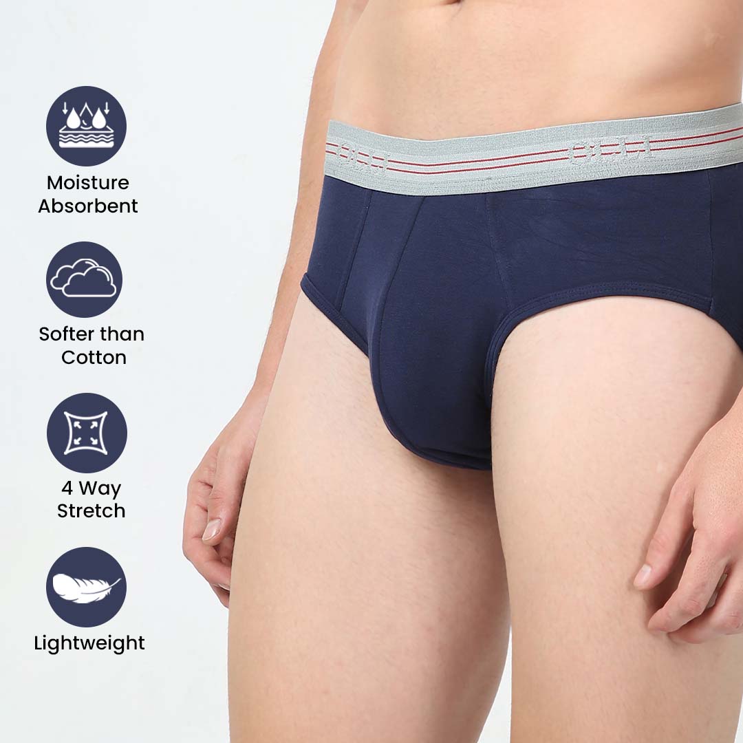 Men's Micro Modal Navy Brief