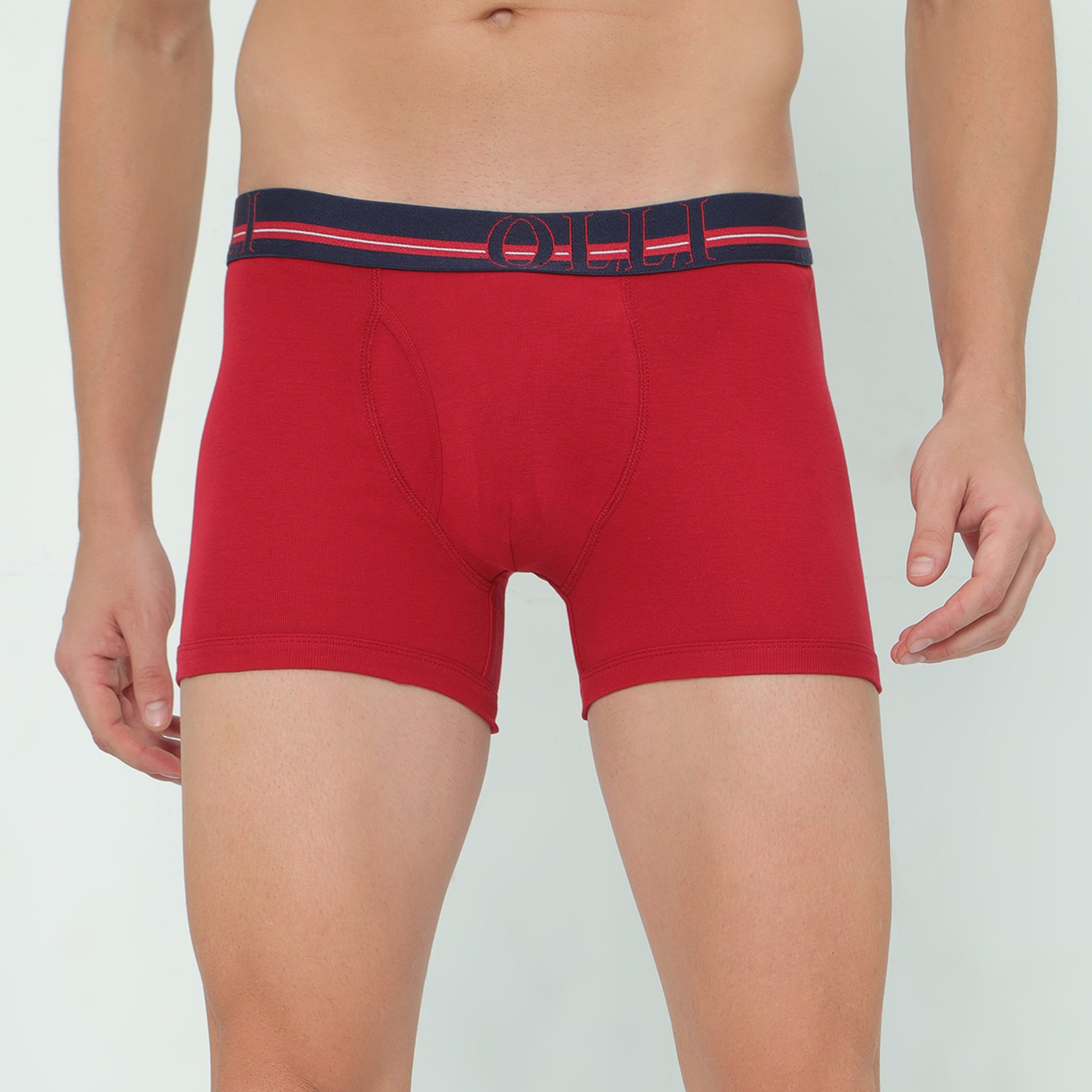 Men's super Combed Cotton Red Trunk