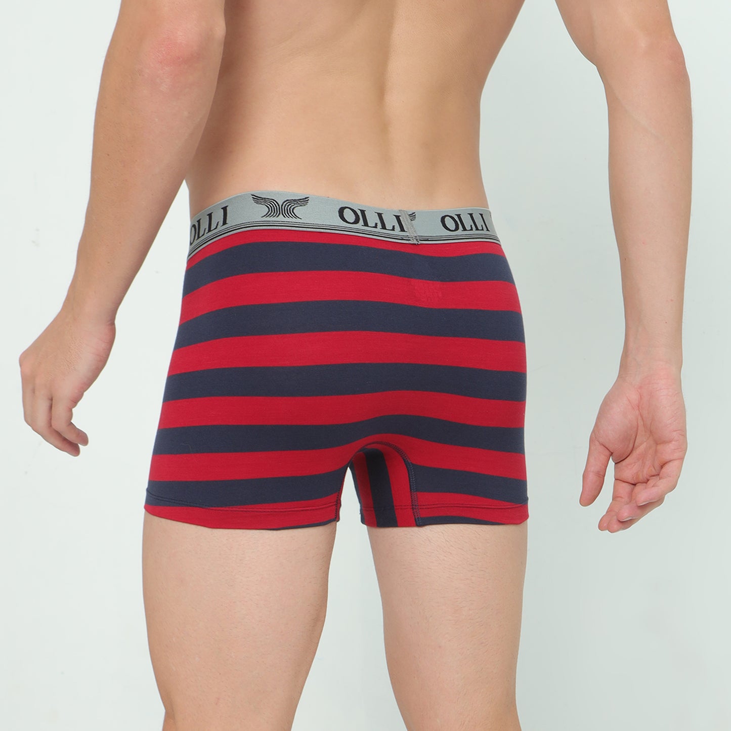 Men's Super Combed Cotton Maroon and Navy Trunk