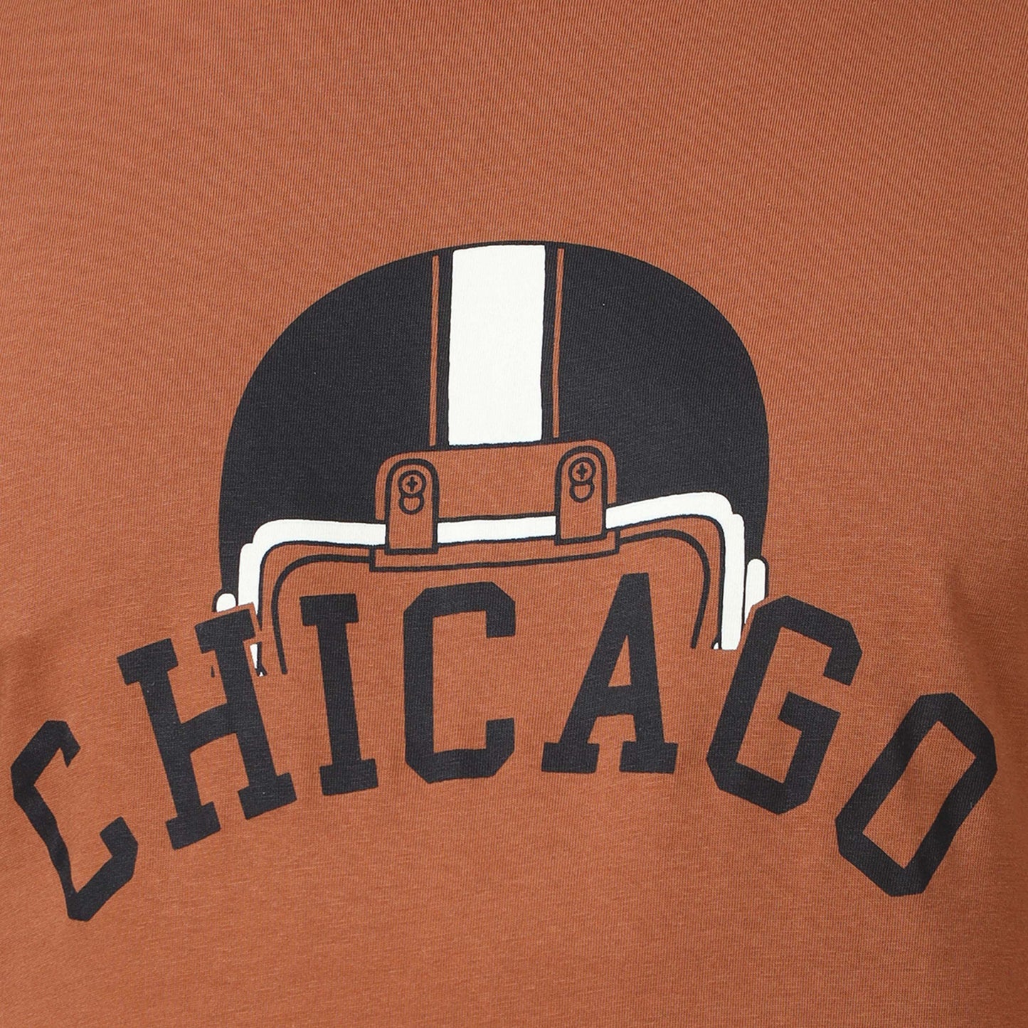 brown round neck t shirt