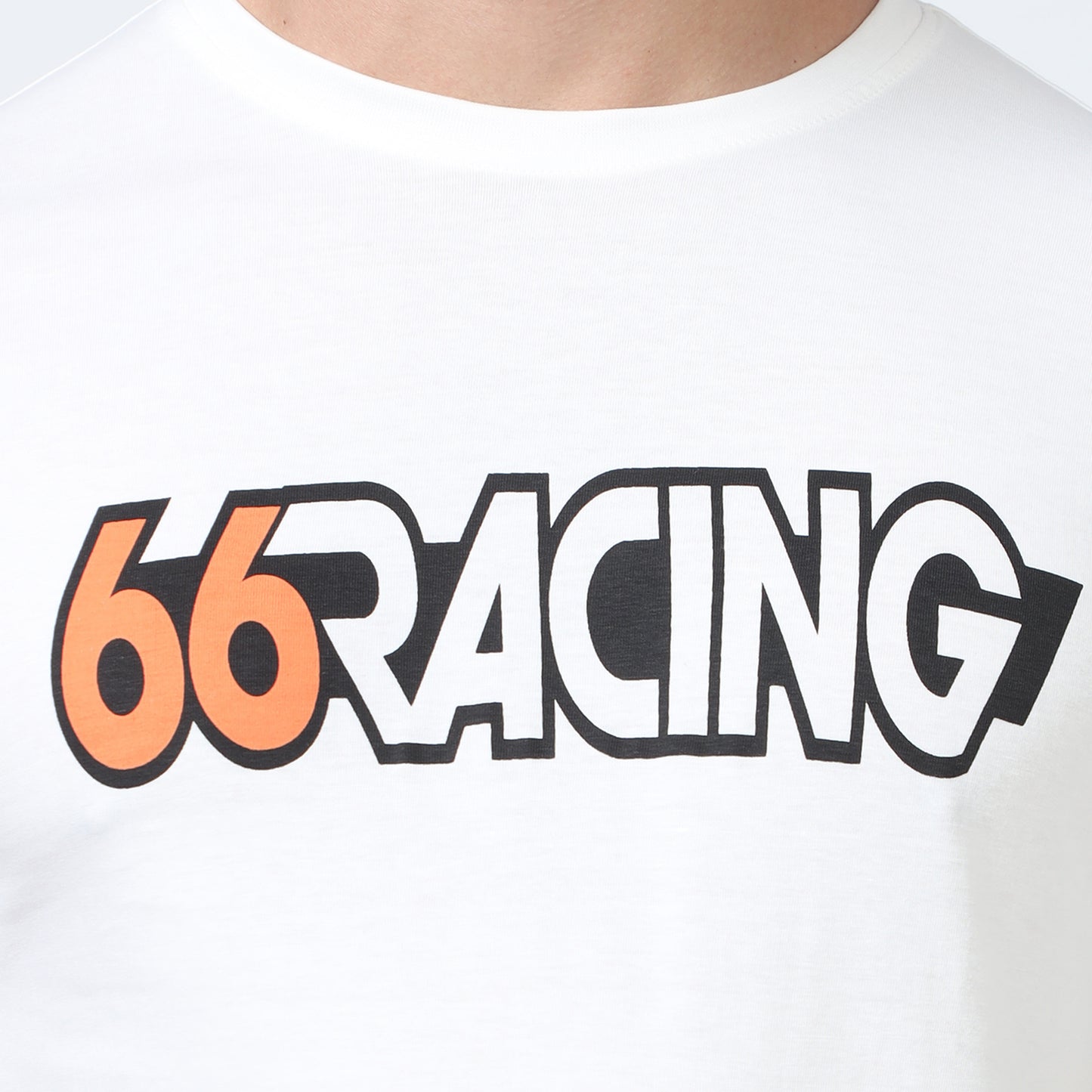 White Crew Neck Cotton T-Shirt